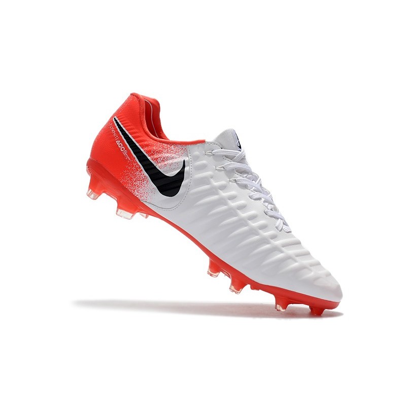 Nike Tiempo Legend Elite FG Bílý Červené